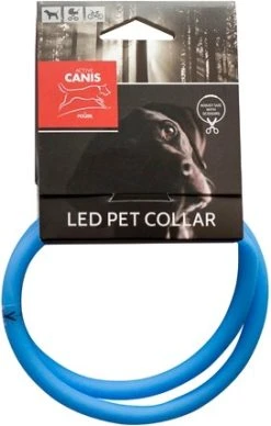 Active Canis USB Led Collar Valopanta, Sininen