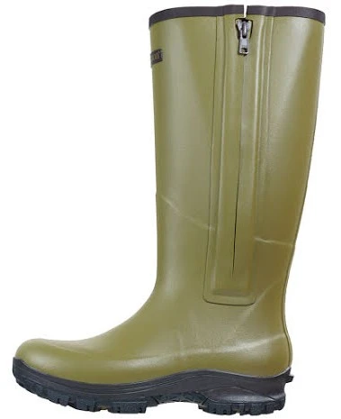 Avignon Zipper -kumisaapas, Unisex, Vihreä 4 Avignon Zipper -kumisaapas, Unisex, Vihreä - Image 2