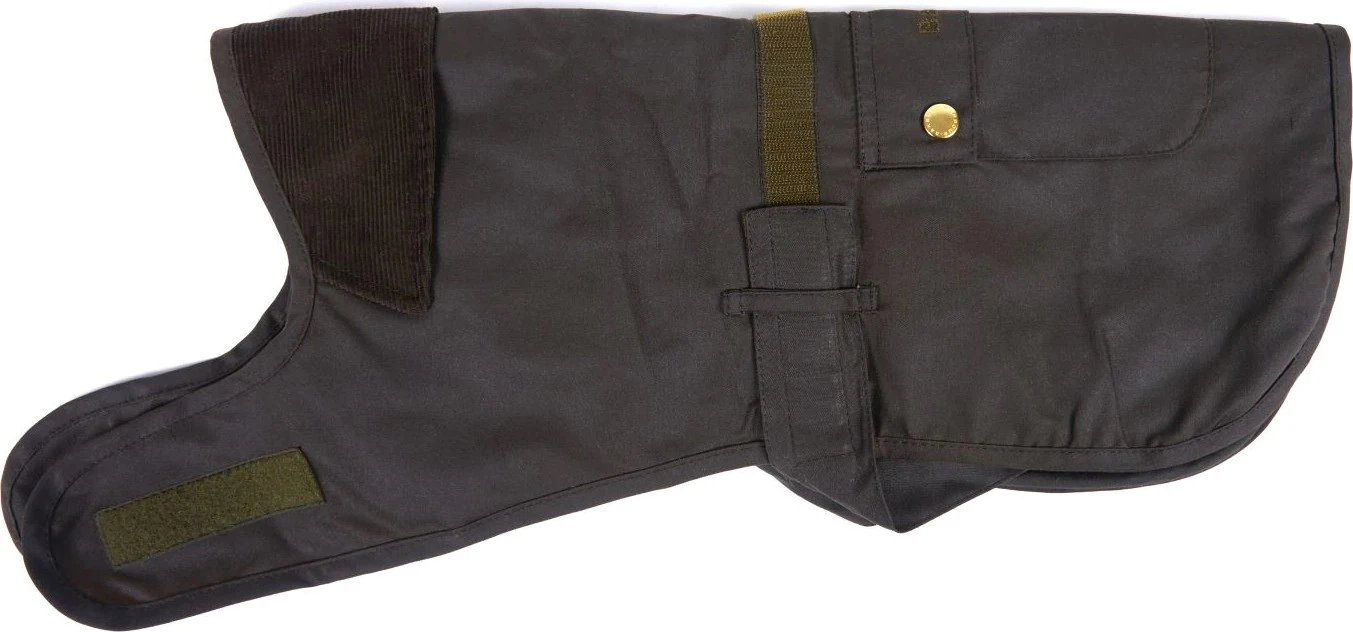 Barbour 2 In 1 Wax Dog Coat Koiran Takki, Olive/Brown 3 Barbour 2 In 1 Wax Dog Coat Koiran Takki, Olive/Brown
