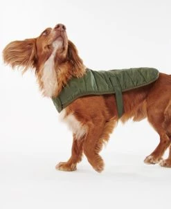 Barbour Baffle Koiran Tikkitakki, Oliivinvihreä -Hurtta myymälä barbour baffle quilt dog coat olive 4