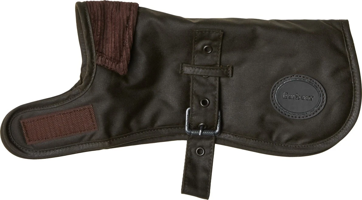 Barbour Wax Dog Coat Olive 3 Barbour Wax Dog Coat Olive