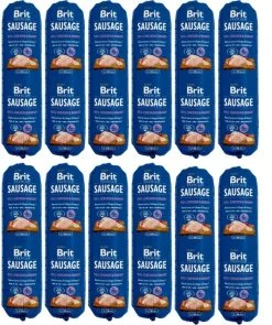 Brit Premium Chicken & Rabbit -koiranmakkara 800 G X 12