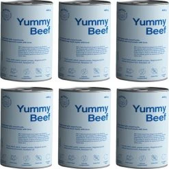 Buddy Yummy Beef Koiran Märkäruoka, 6 X 400g