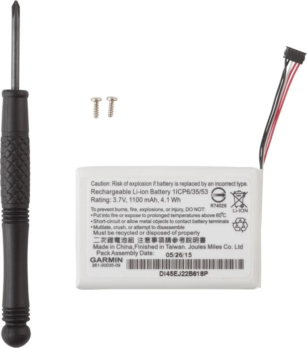 Garmin T5 Mini -tutkapannan Litiumioniakku 3 Garmin T5 Mini -tutkapannan Litiumioniakku