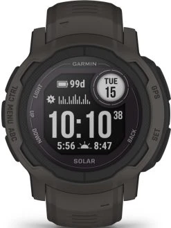 Garmin Instinct 2 Solar älykello, Graphite -Hurtta myymälä garmin instinct 2 solar graphite 1 4
