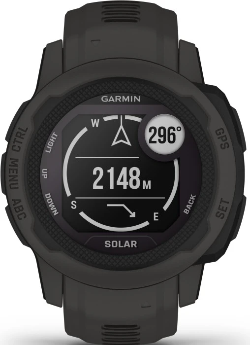 Garmin Instinct 2S Solar älykello, Graphite 3 Garmin Instinct 2S Solar älykello, Graphite