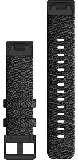 Garmin QuickFit 20 Mm Watch Band Hthr Black Nylon With Black 4 Garmin QuickFit 20 Mm Watch Band Hthr Black Nylon With Black - Image 2