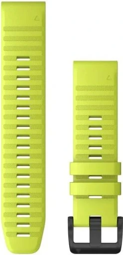 Garmin Fenix 6 QuickFit 22mm Watch Band Amp Yellow Silicone