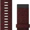 Garmin Fenix 6X QuickFit 26mm Watch Band Heathered Red Nylon -Hurtta myymälä garmin quickfit 26 mm armband heathered red nylon 1