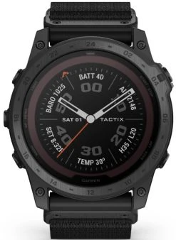 Garmin Tactix 7 Pro Solar -älykello, Tummanharmaa (musta Kangasranneke)