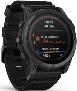 Garmin Tactix 7 Pro Solar -älykello, Tummanharmaa (musta Kangasranneke) -Hurtta myymälä garmin tactix 7 solar 1 2