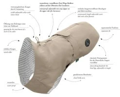 HUNTER Milford Sadetakki, 55 - 65 Cm, Beige -Hurtta myymälä hunter milford regntacke taupe 55 65 cm 2