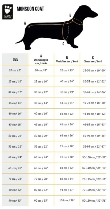 Hurtta Monsoon Coat Koiran Sadetakki, 35 Cm, Bilberry 9 Hurtta Monsoon Coat Koiran Sadetakki, 35 Cm, Bilberry - Image 7