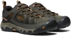 Keen Footwear Keen Targhee III Waterproof Vaelluskengät, Black Olive/Golden Brown -Hurtta myymälä keen m s targhee iii waterproof black olive golden brown 7