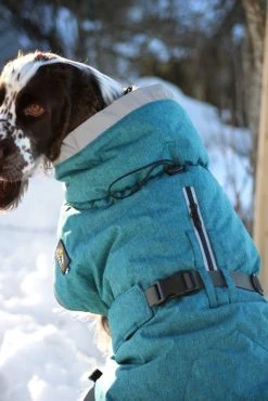 Kivalo Luosto Dog Winter Jacket Koiran Talvitakki, 45 Cm, Petrooli -Hurtta myymälä kivalo luosto dog winter jacket stream 45 cm 1 6