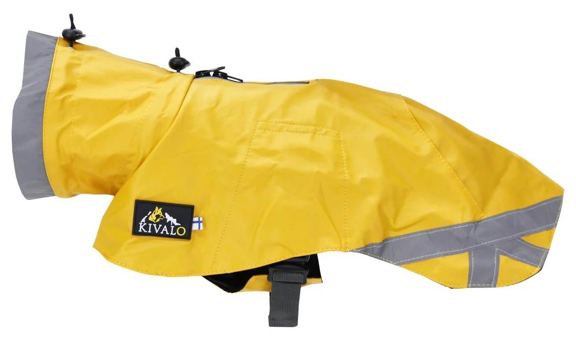Kivalo Niva Dog Raincoat Koiran Sadetakki, 45 Cm, Keltainen 3 Kivalo Niva Dog Raincoat Koiran Sadetakki, 45 Cm, Keltainen