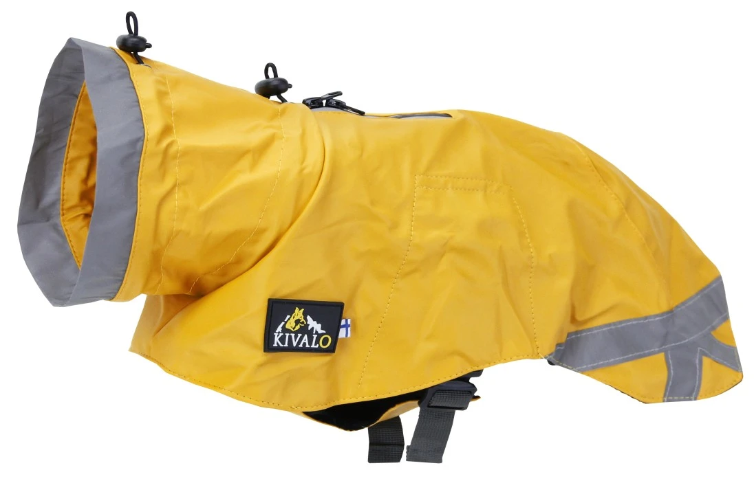 Kivalo Niva Dog Raincoat Koiran Sadetakki, 50 Cm, Keltainen 4 Kivalo Niva Dog Raincoat Koiran Sadetakki, 50 Cm, Keltainen - Image 2