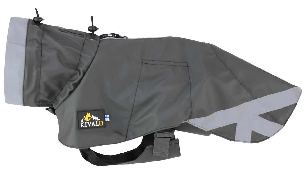 Kivalo Niva Dog Raincoat Koiran Sadetakki, 50cm, Harmaa 3 Kivalo Niva Dog Raincoat Koiran Sadetakki, 50cm, Harmaa