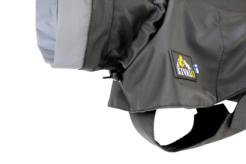 Kivalo Niva Dog Raincoat Koiran Sadetakki, 50cm, Harmaa 5 Kivalo Niva Dog Raincoat Koiran Sadetakki, 50cm, Harmaa - Image 3