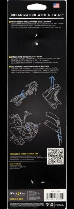 Nite Ize Gear Tie 24-Black 2pk -Hurtta myymälä nite ize gear tie 24 black 2pk 7