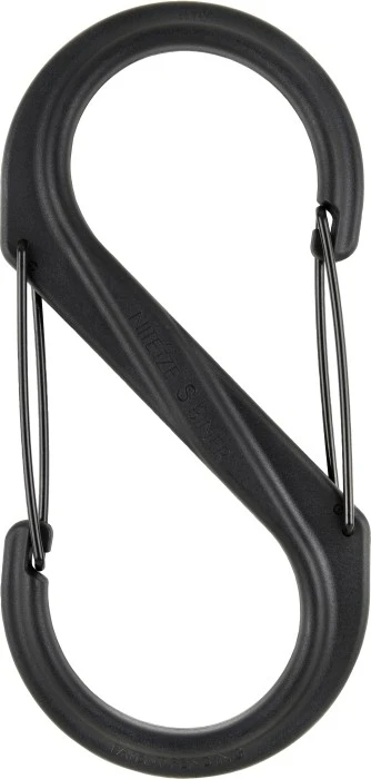Nite Ize S-Biner Plastic #10 -karbiinihaka, Musta 3 Nite Ize S-Biner Plastic #10 -karbiinihaka, Musta