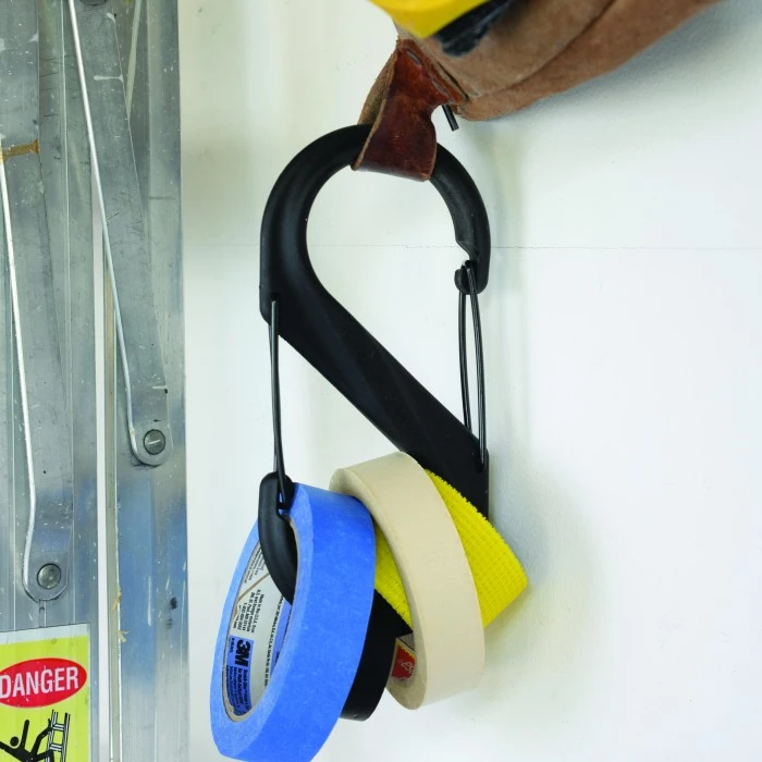 Nite Ize S-Biner Plastic #10 -karbiinihaka, Musta 6 Nite Ize S-Biner Plastic #10 -karbiinihaka, Musta - Image 4