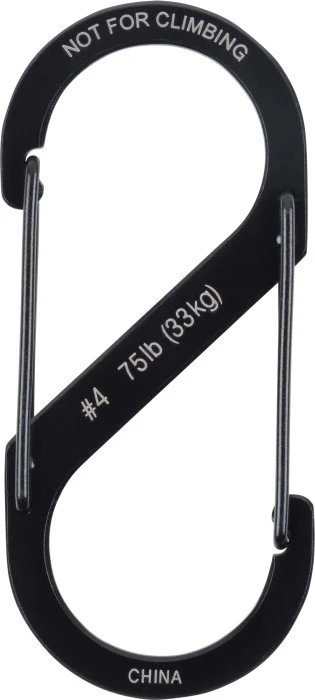 Nite Ize S-Biner Size #4 - Black 4 Nite Ize S-Biner Size #4 - Black - Image 2