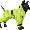 PAIKKA Rain Suit Koiran Sadehaalari, 35 - 50 Cm, Neonkeltainen -Hurtta myymälä paikka rain suit neon 35 50 cm 1 0