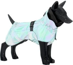 PAIKKA Visibility Raincoat Koiran Sadetakki, 35 - 50 Cm, Petrooli -Hurtta myymälä paikka visibility raincoat emerald 35 50 cm 1 1