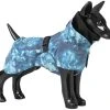 PAIKKA Visibility Raincoat Koiran Sadetakki, 55 - 60 Cm, Sininen -Hurtta myymälä paikka visibility raincoat lite petrol dye 55 60 cm 1 0