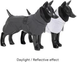 PAIKKA Visibility Winter Jacket Talvitakki Infrapunakangasvuorilla, 30 Cm, Tummanharmaa -Hurtta myymälä paikka visibility winter jacket dark 30 cm 0