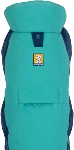 RuffWear Vert Koiran Talvitakki, Aurora Teal 14 RuffWear Vert Koiran Talvitakki, Aurora Teal -Hurtta myymälä ruffwear vert jacket aurora teal 4