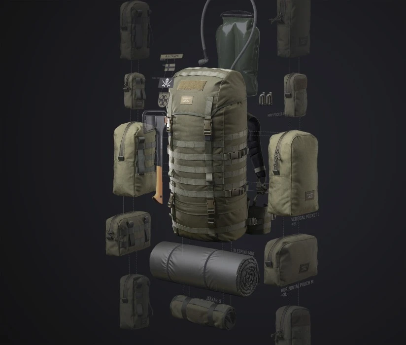 Savotta Jääkäri L -rinkka 60 L Camo 9 Savotta Jääkäri L -rinkka 60 L Camo - Image 7