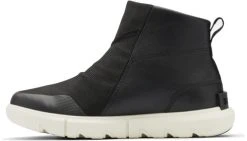 Sorel Explorer II Bootie Naisten Vedenpitävät Nahkakengät, Musta -Hurtta myymälä sorel ws sorel explorer ii bootie wp blackgrill 3