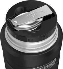 Thermos King -ruokatermos, 0,5 L, Mattamusta -Hurtta myymälä thermos mattermos king 0.5l matt svart 1