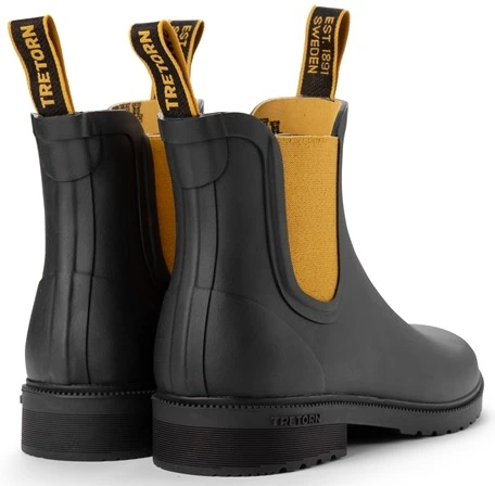 Tretorn Chelsea Classic Black/Harvest Unisex 4 Tretorn Chelsea Classic Black/Harvest Unisex - Image 2