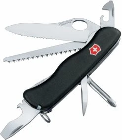 Victorinox Military Lukittava Taskuveitsi, Musta